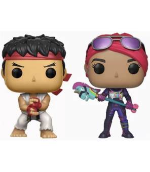 Funko Pop Street Fighter Fortnite Ryu & Brite Bomber